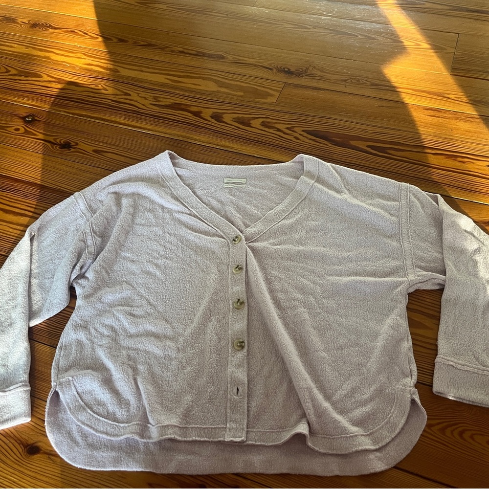 Super cute urban outfitters light purple oversized cardigan size small